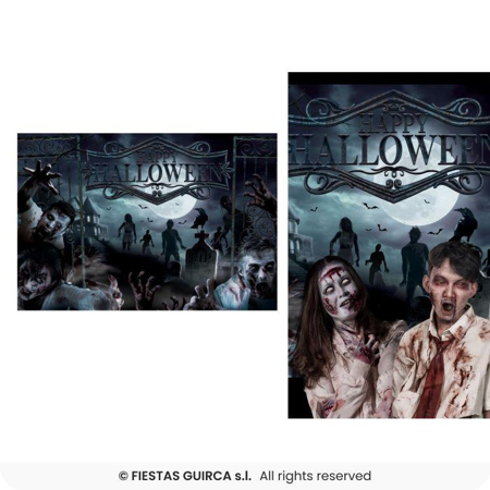 photobooth achtergrond happy halloween 220 cm