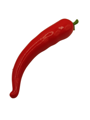 Piments rouges déco par 4 pièces