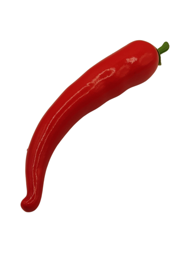 Piments rouges déco par 4 pièces