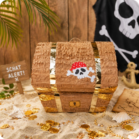 Pinata coffre au trésor pirate