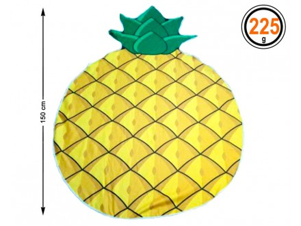 pineapple beach towel