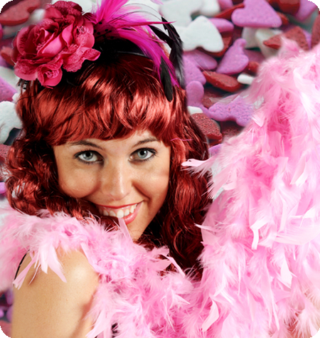 Pink boa