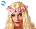 pink flower hair ribbon