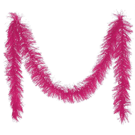 Pink polyester boa