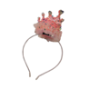 Pink princess tiara crown on diadem