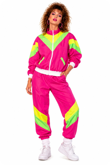 Pink Retro Tracksuit 80s