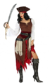 Pirate dress for ladies