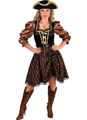 pirate lady brown black