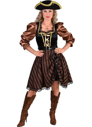 pirate lady brown black