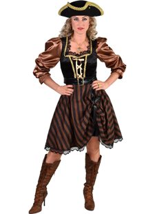 pirate lady brown black