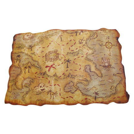 Piraten schatkaart 29 x 45cm