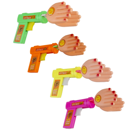 Pistool met klappende handen
