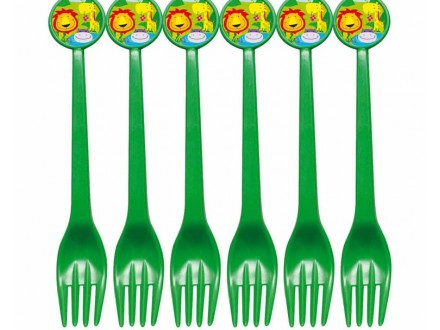Plastic Forks Jungle Party 6 pieces