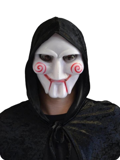 Plastic halloween saw masker hollywood