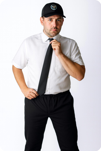 Politie/security verkleed pak