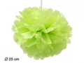 Pompom lampion groen 25cm