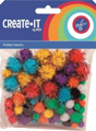 Pompoms Glitter 78stuks