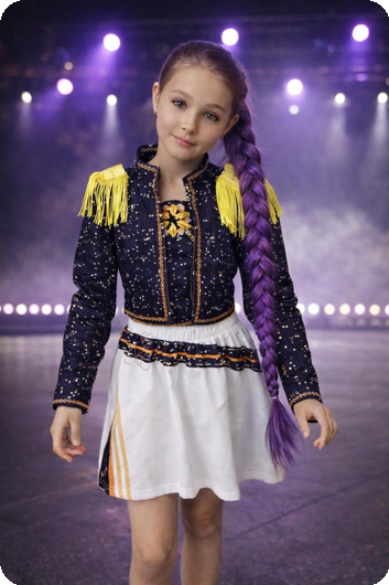 Pop costume dress for girl