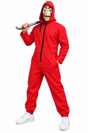 Premium Rood Overval Kostuum – Extra Stevige & Dikke Stof Casa de papel