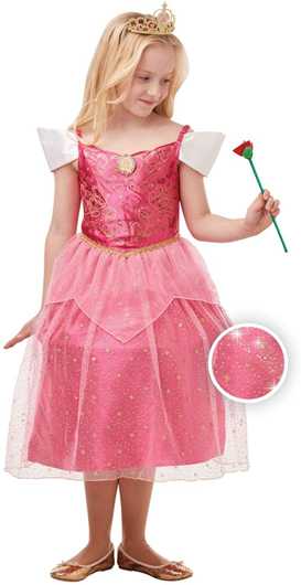Prinses aurora disney jurk met glitter