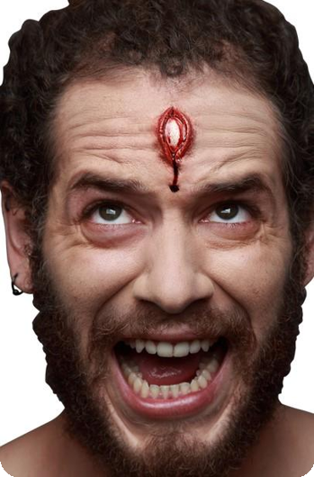 Prothèse en latex Œil voyant