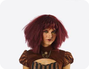 Pruik Babette acajou