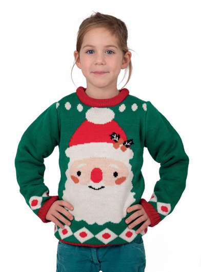 Pull de Noël avec Père Noël pour les enfants