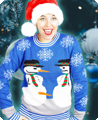 Pull de Noël bonhomme de neige pour les hommes et les femmes