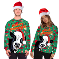 Pull de Noël Moooory avec vache