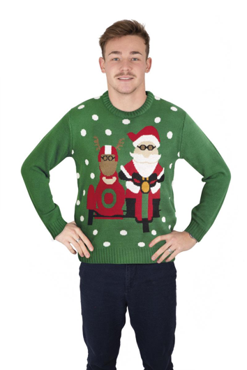 Pull de Noël motard