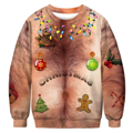 Pull de Noël poilu