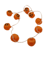 Pumpkin necklace with light