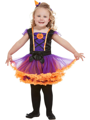 Pumpkin witch costume for girls