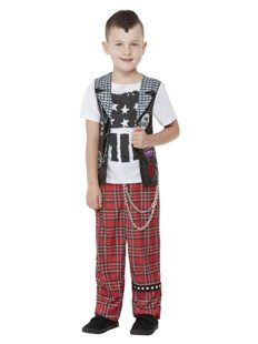 punk boys dress up suit