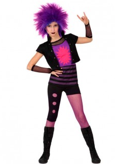 Punk dress up costume for girls
