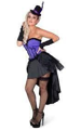 Purple burlesque dress for ladies