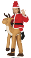 Père Noël renne me porte un costume pour enfants