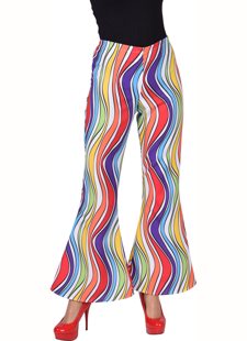 rainbow disco trousers