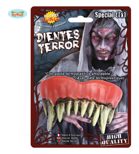 Realistic monster teeth for halloween