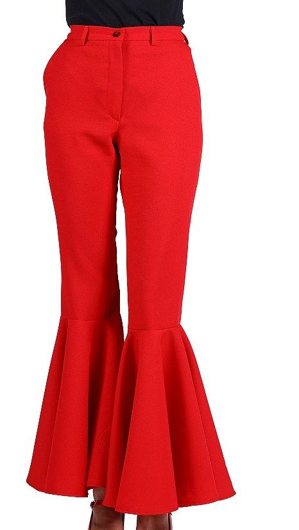 Red 70s pants