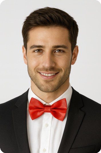 Red bow tie
