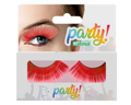 red eyelashes