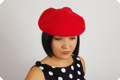 Red French Beret