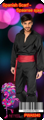 Red hip scarf 1.40M / Spanish sash
