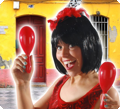 Red maracas