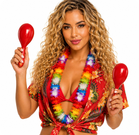 Red maracas