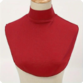 Red turtleneck / collar for under suit