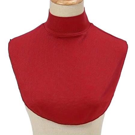 Red turtleneck / collar for under suit