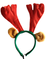 Reindeer antler with ears on hairband
