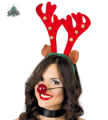 reindeer diadem with bubbles